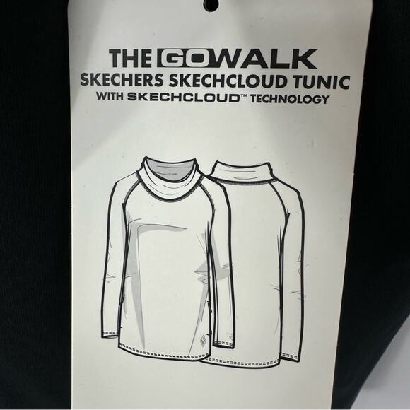 Skechers Go Walk Skechcloud Cloud Lite Tunic in black Size 2XL - Picture 4 of 8
